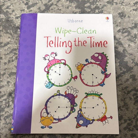 Usborne Wipe-Clean Telling the Time Book - Picture 1 of 1